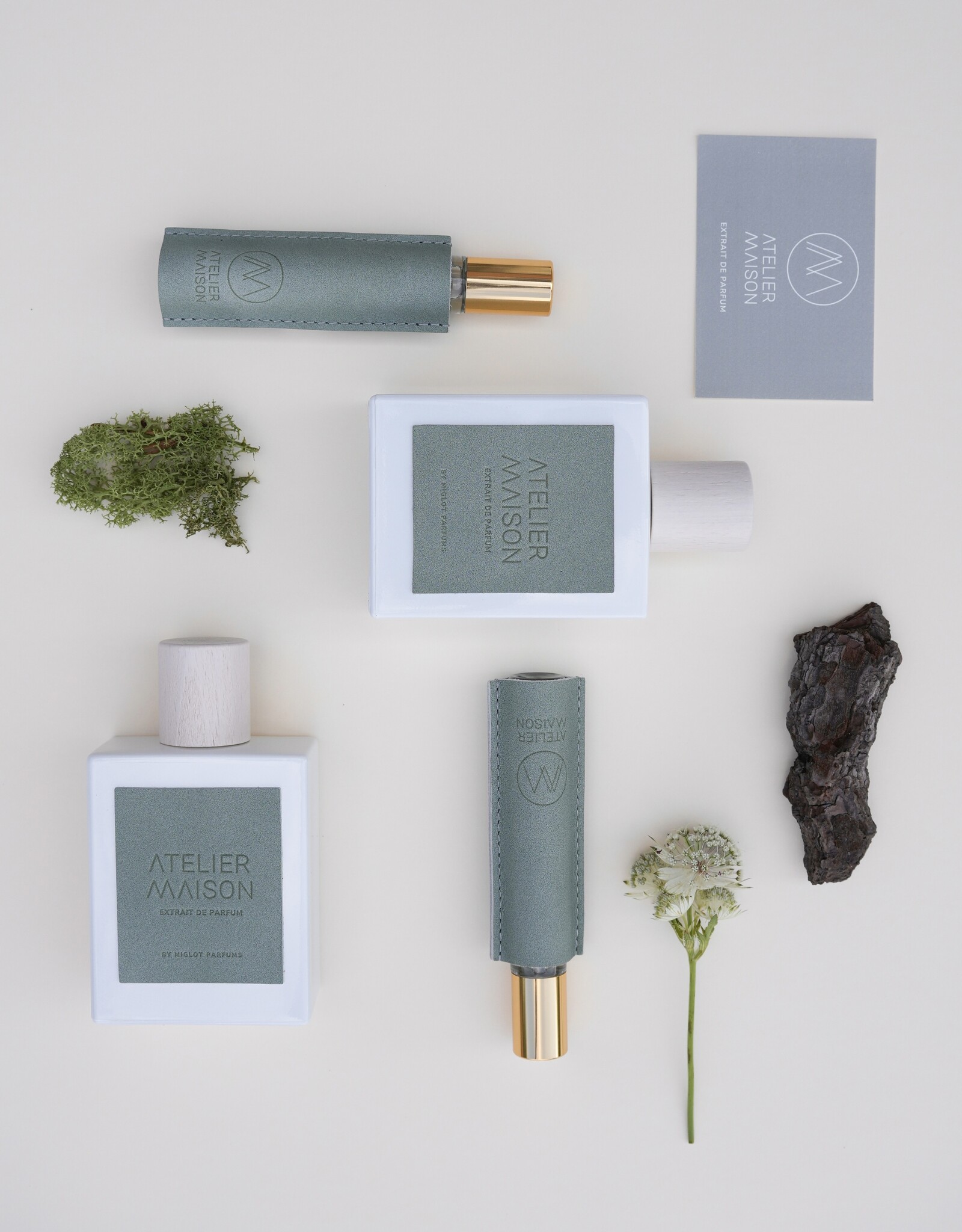 Atelier Maison Travel Spray in lederen etui