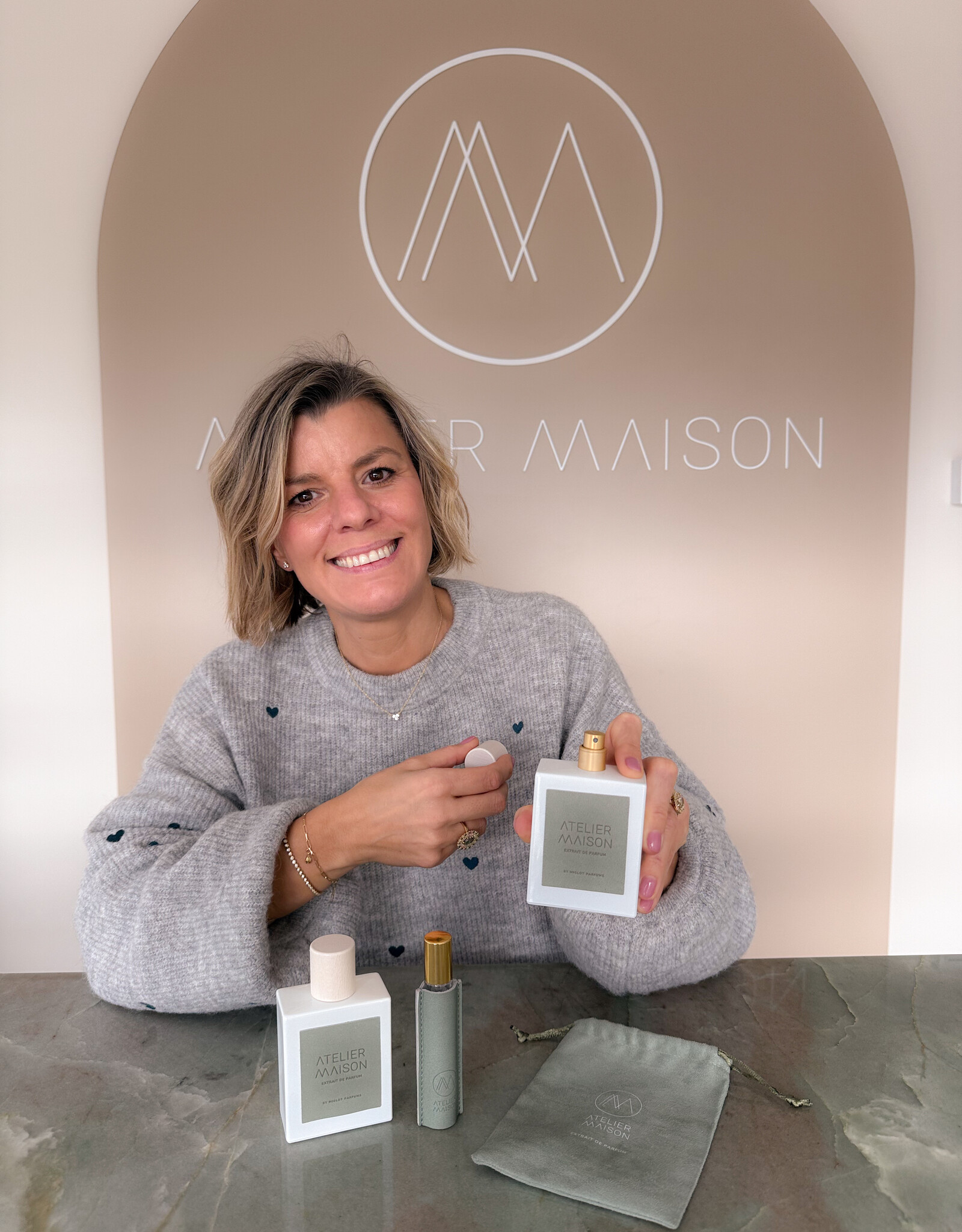 Atelier Maison Travel Spray in lederen etui | 10ml