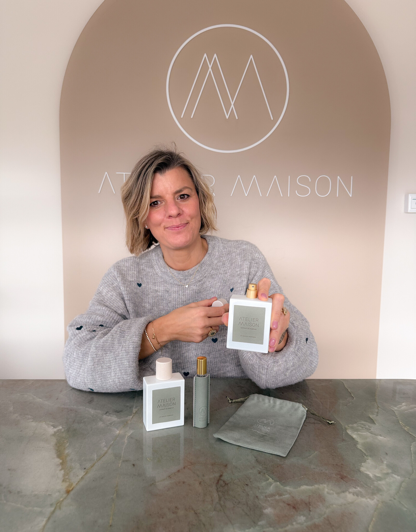 Atelier Maison Travel Spray in lederen etui