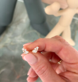 Atelier Maison In voorraad: Seize the day oorbellen | 18K rosé goud