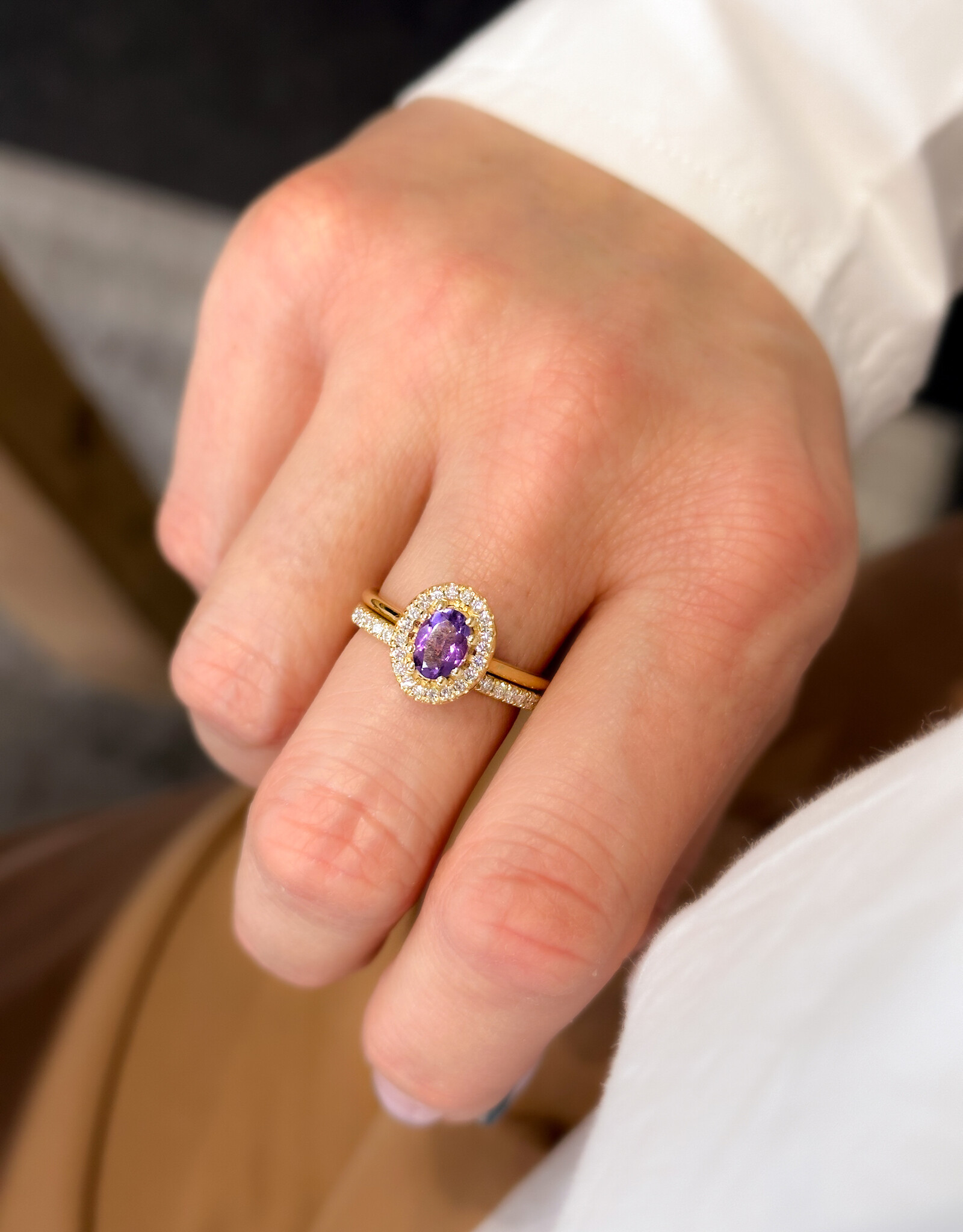 Atelier Maison Happy Together ring | kleursteen en diamanten