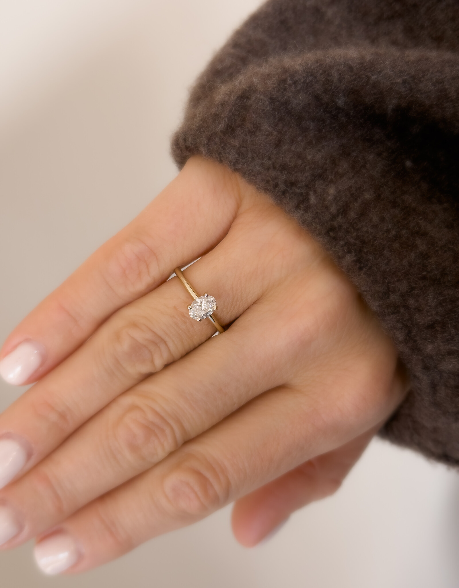 Atelier Maison Perfectly Splendid ring | mt51| 18K champagne wit goud