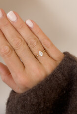 Atelier Maison Perfectly Splendid ring | mt51| 18K champagne wit goud