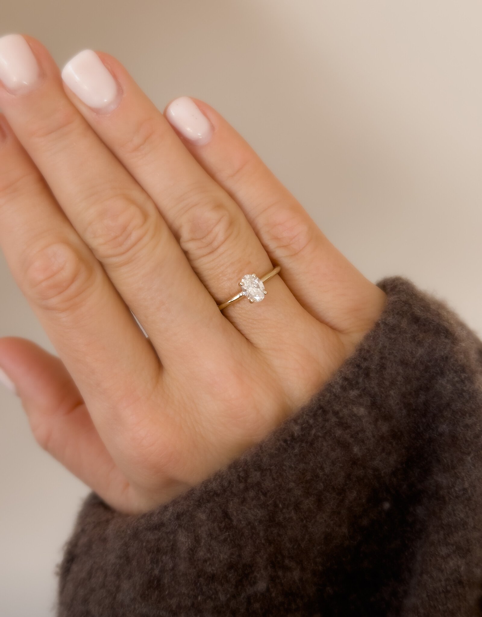 Atelier Maison Perfectly Splendid ring | mt51| 18K champagne wit goud