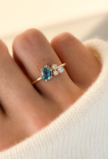 Atelier Maison Seize the day ring | kleursteen en diamanten