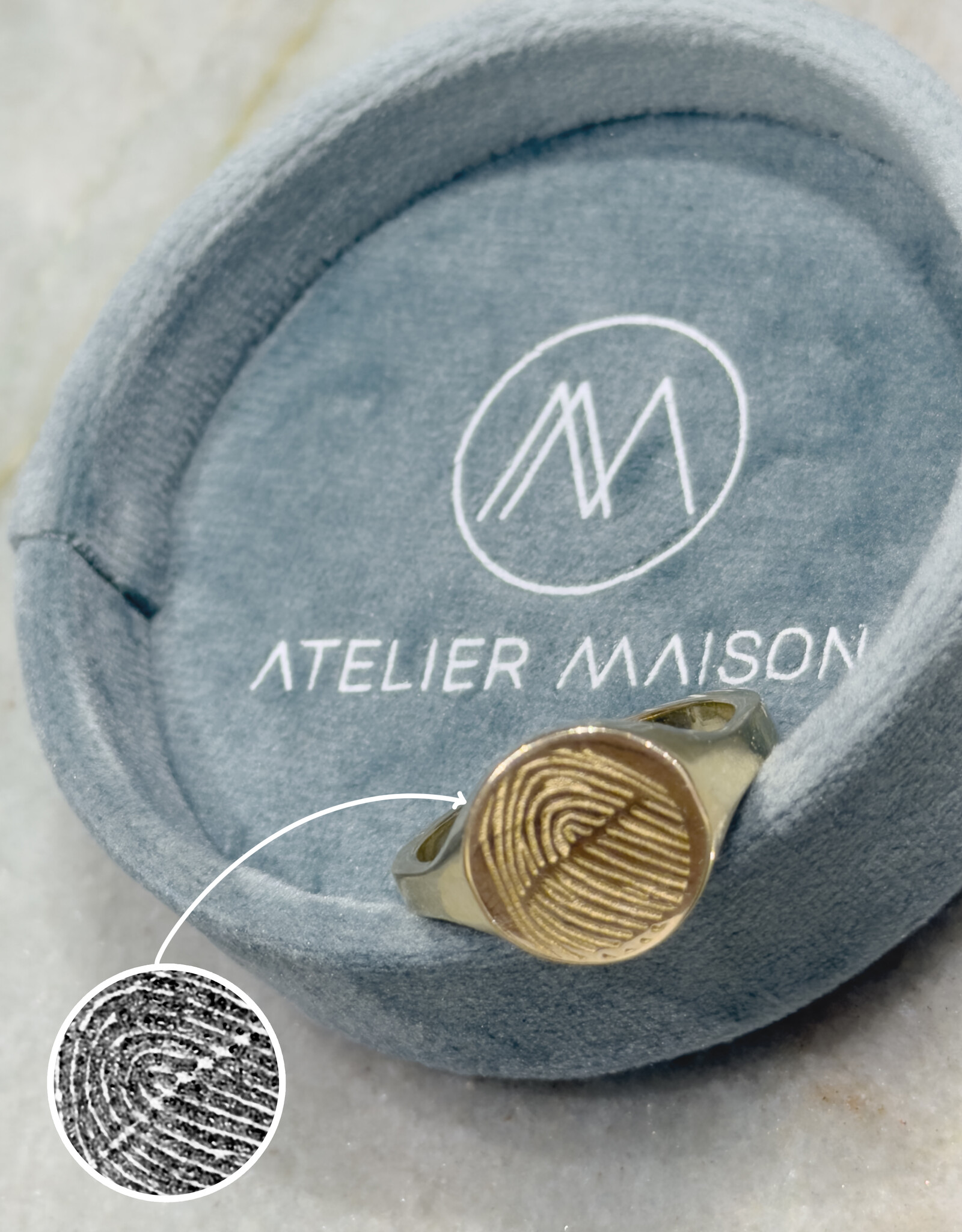 Atelier Maison unforgettable mannen asring | rond