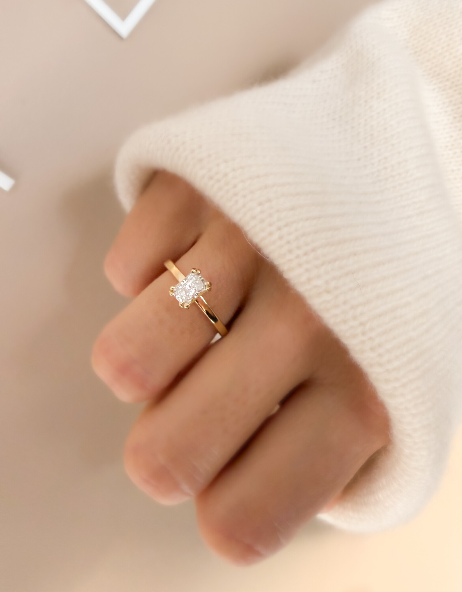 Atelier Maison Blush  ring | diamant