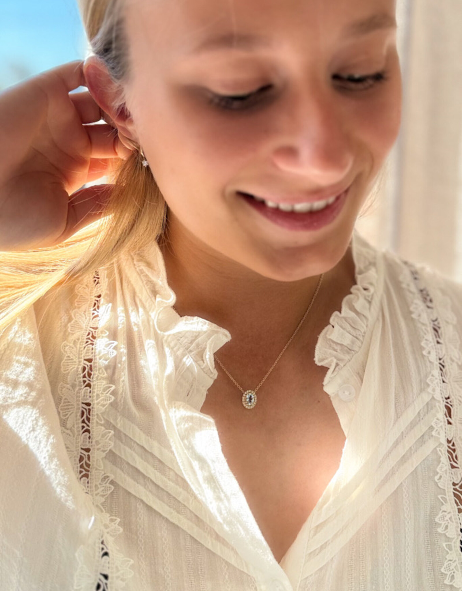 Atelier Maison The Entourage | aquamarijn 6x4mm en LGD