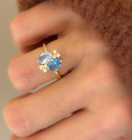 Atelier Maison The Bouquet ring - kleurstenen | vanaf