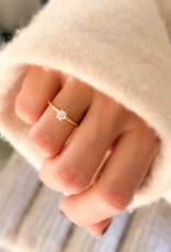 Atelier Maison The Big Promise ring | kleine diamant | vanaf