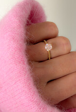 Atelier Maison mt 49 | 18K geel goud | roze LGD