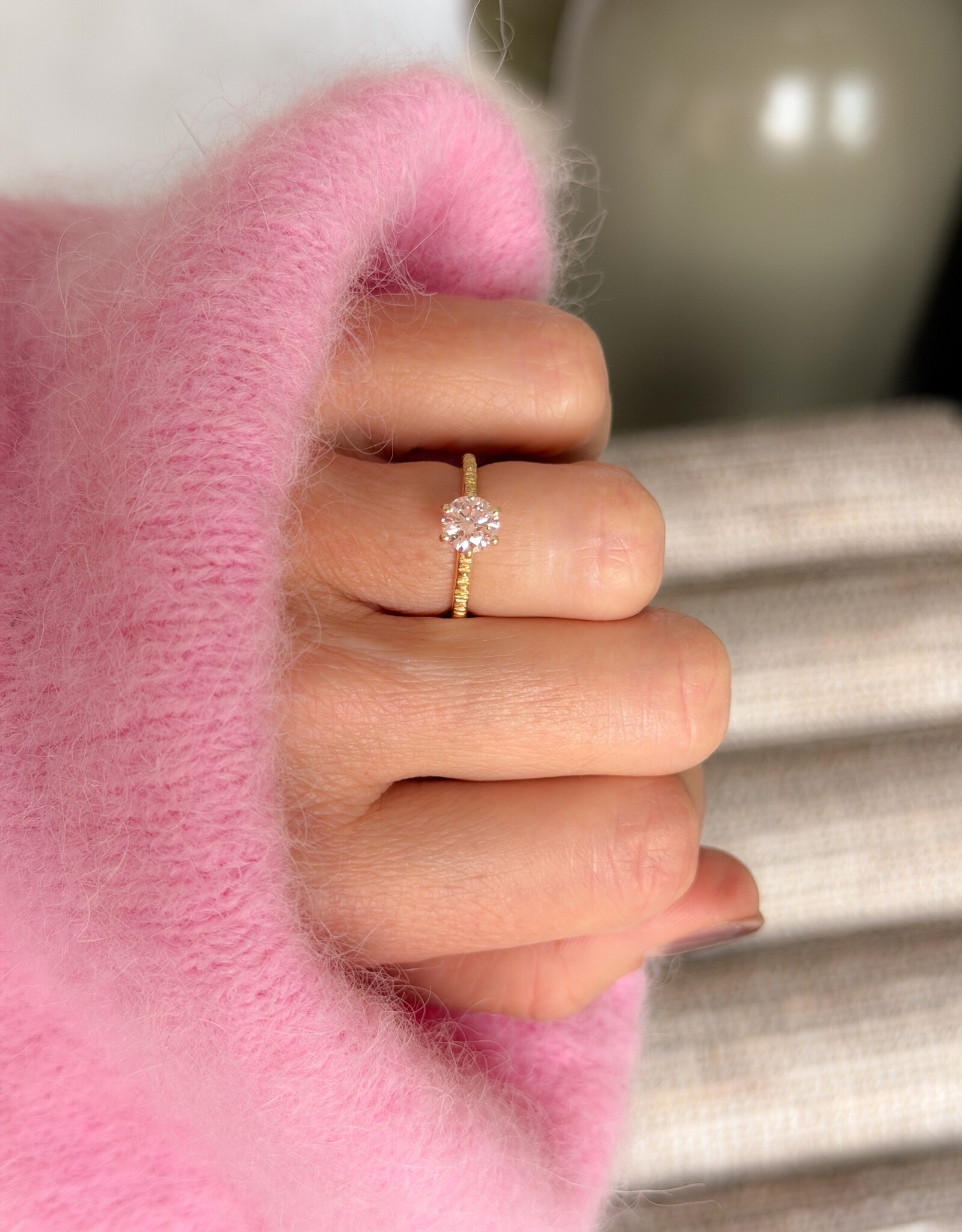 Atelier Maison mt 49 | 18K geel goud | roze LGD