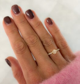 Atelier Maison Wintergold ring | zacht roze LGD 0,5ct