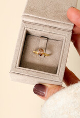 Atelier Maison Selflove ring | 18K geel goud | gehamerde ringband