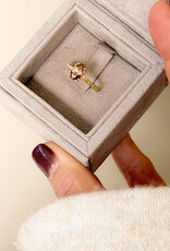 Atelier Maison Selflove ring | 18K geel goud | gehamerde ringband