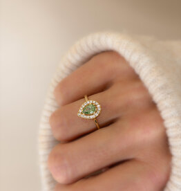 Atelier Maison Crazy About You ring | Mt56|  groene LGD