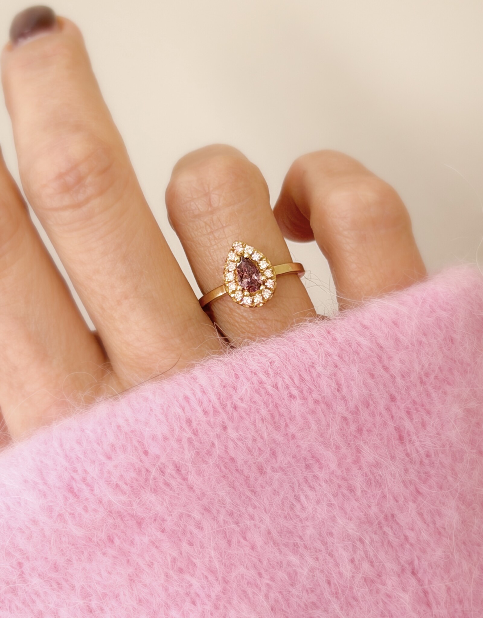 Atelier Maison Crazy About you ring | 18 karaat geel goud