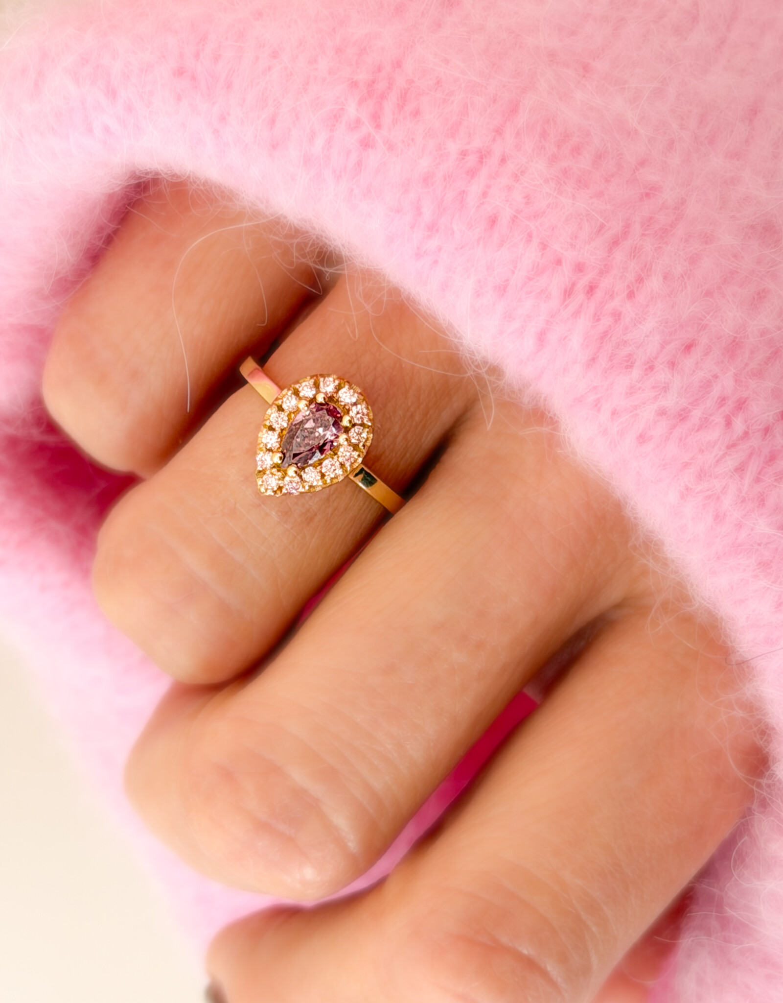 Atelier Maison Crazy About you ring | 18 karaat geel goud