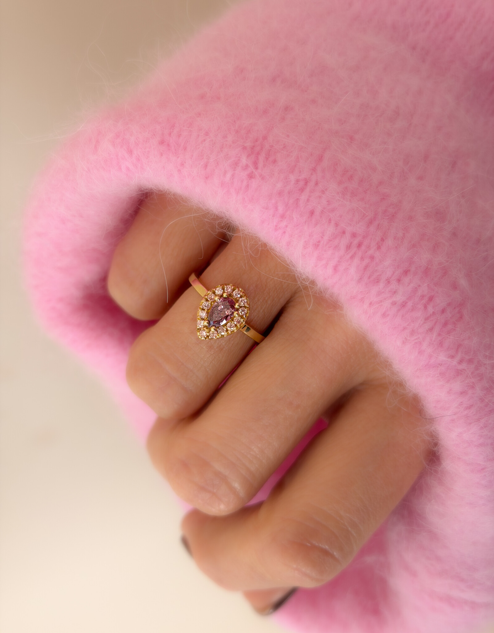 Atelier Maison Crazy About you ring | 18 karaat geel goud