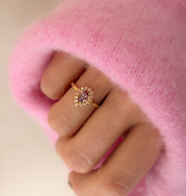 Atelier Maison Crazy About You ring | Mt51 |  bordeaux LGD