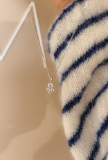 Atelier Maison Bloom halsketting | 18K rhodium wit goud