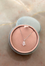 Atelier Maison Bloom halsketting | 18K rhodium wit goud