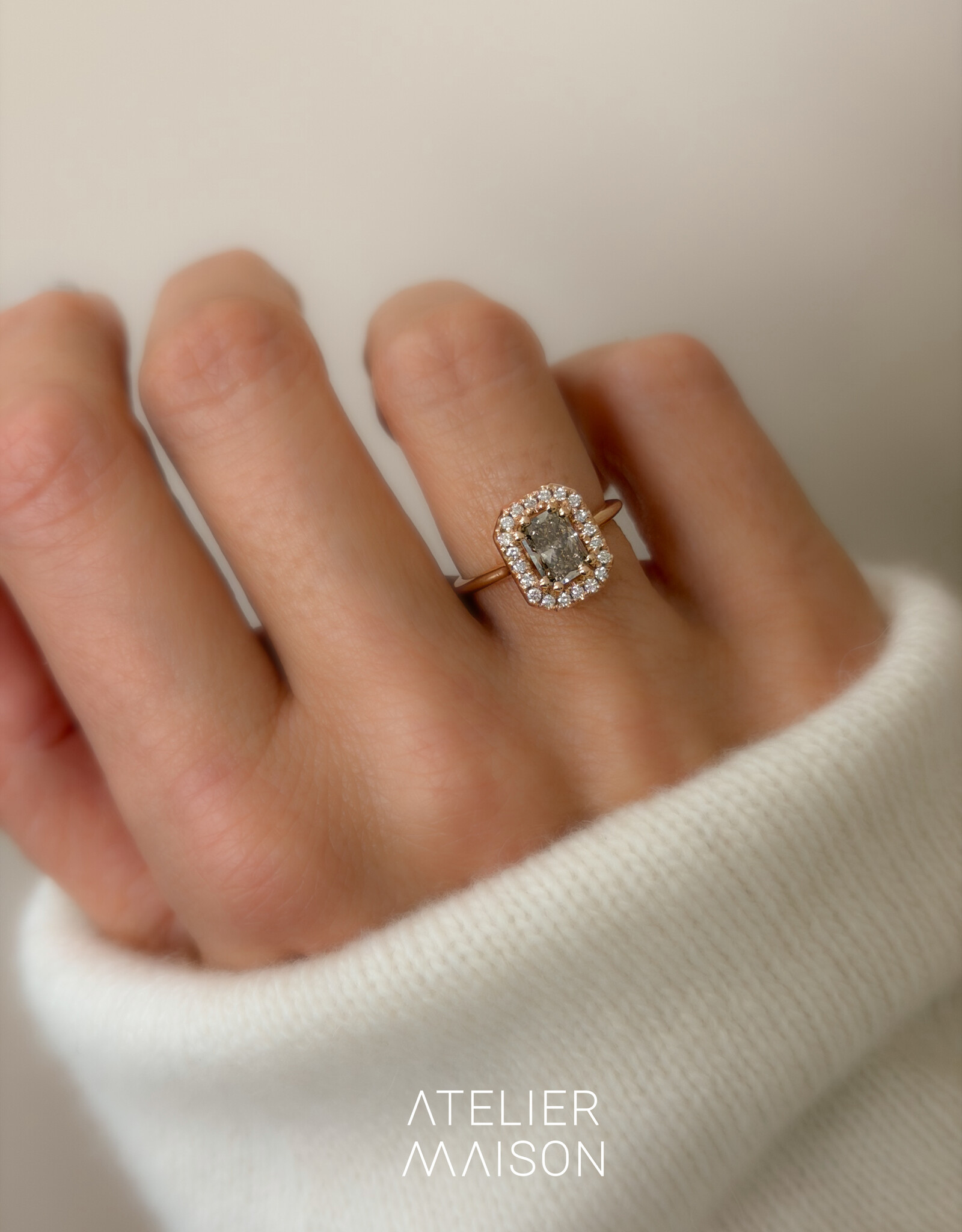 Atelier Maison met labgrown kleurdiamant | vanaf