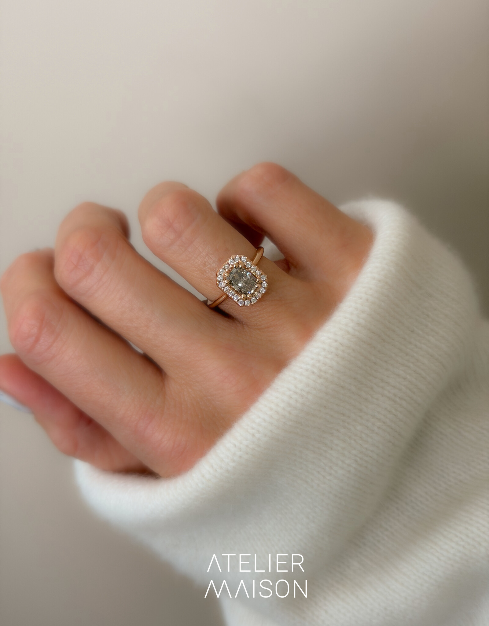 Atelier Maison met labgrown kleurdiamant | vanaf