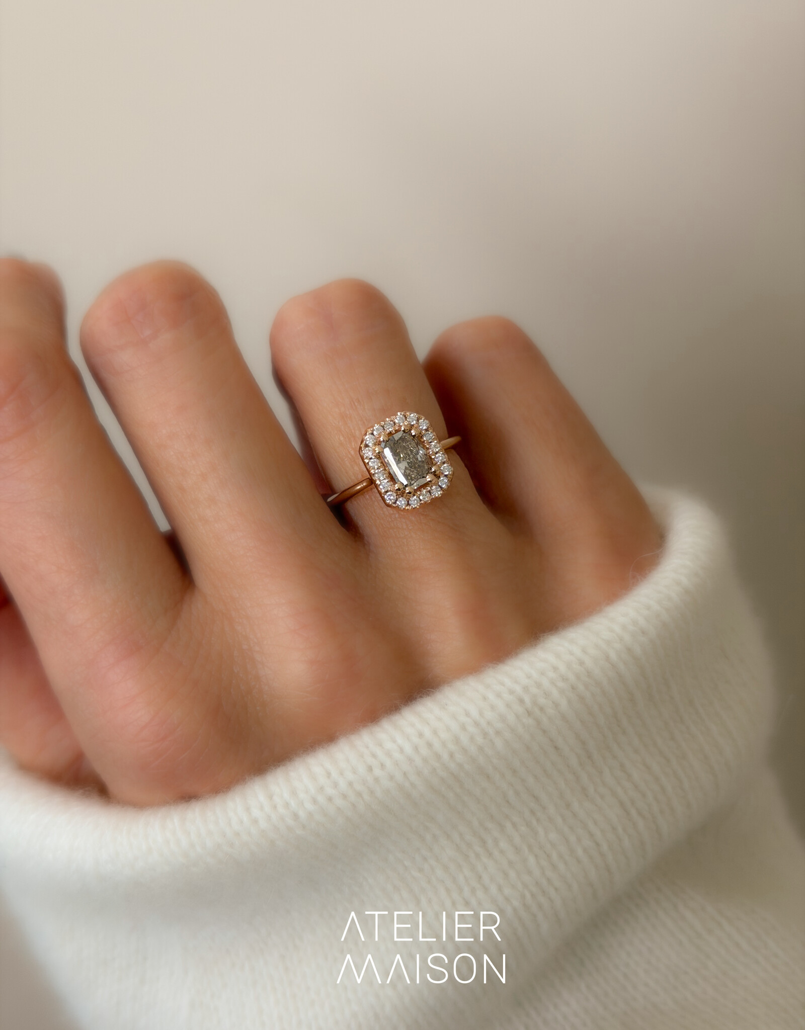 Atelier Maison met labgrown kleurdiamant | vanaf