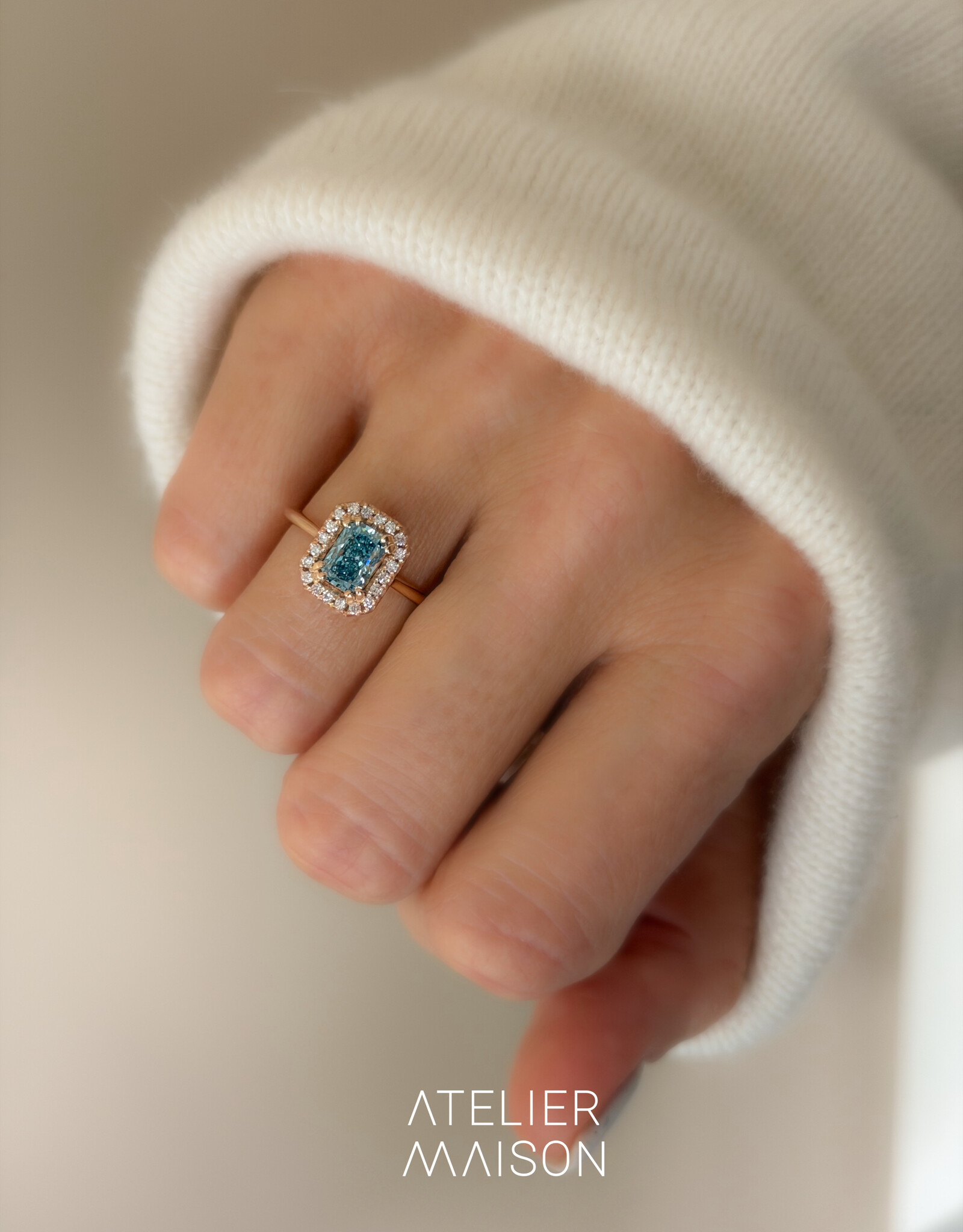 Atelier Maison met labgrown kleurdiamant | vanaf