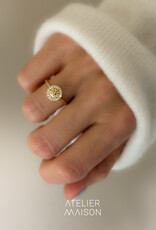 Atelier Maison Sum of Love ring  | labgrown kleurdiamant