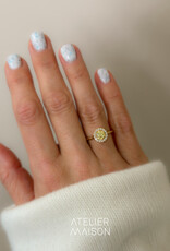 Atelier Maison Sum of Love ring met gele diamant