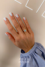 Atelier Maison The Glow ring met kleurdiamant | vanaf