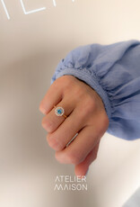 Atelier Maison The Glow ring met kleurdiamant | vanaf