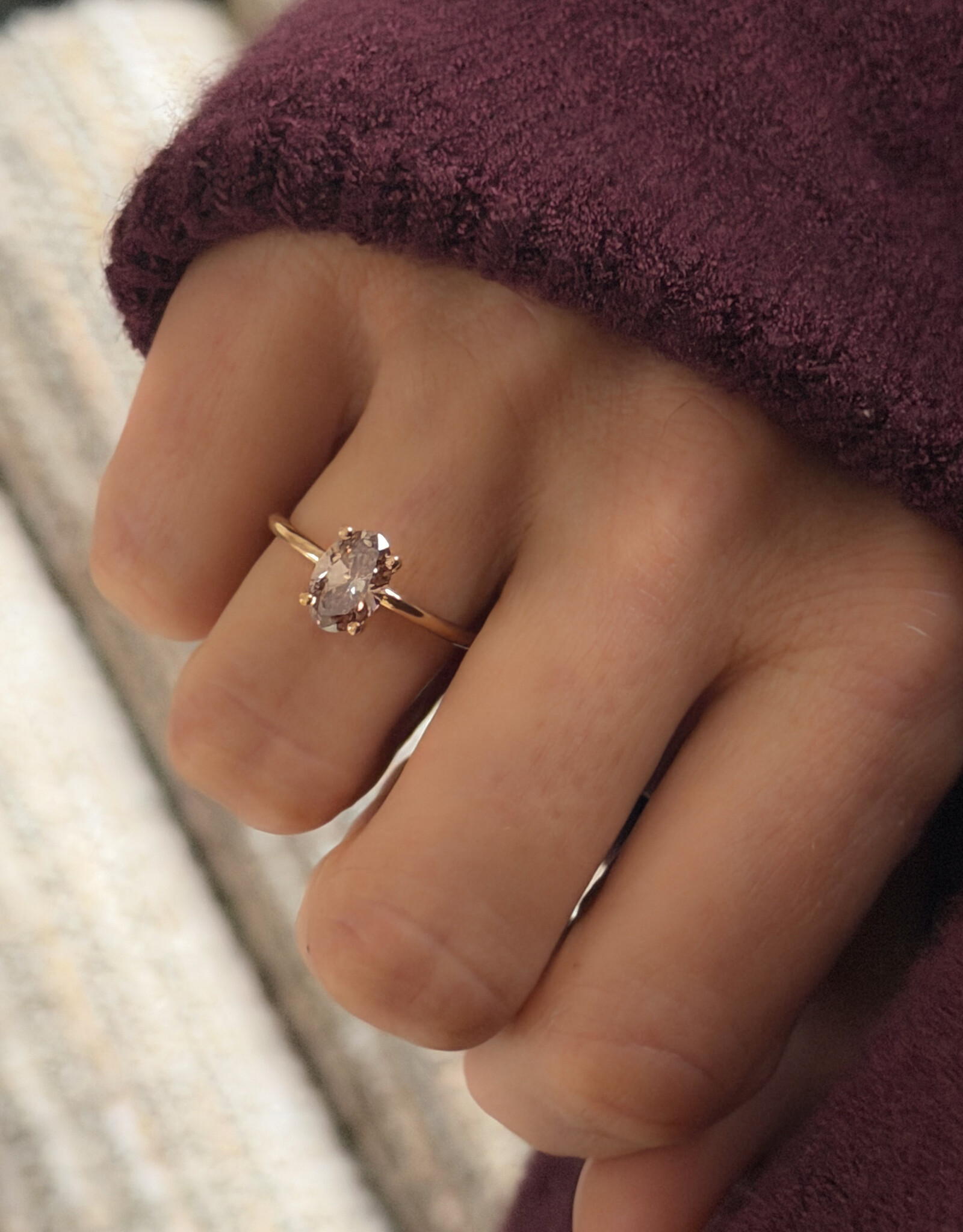 Atelier Maison met labgrown kleurdiamant