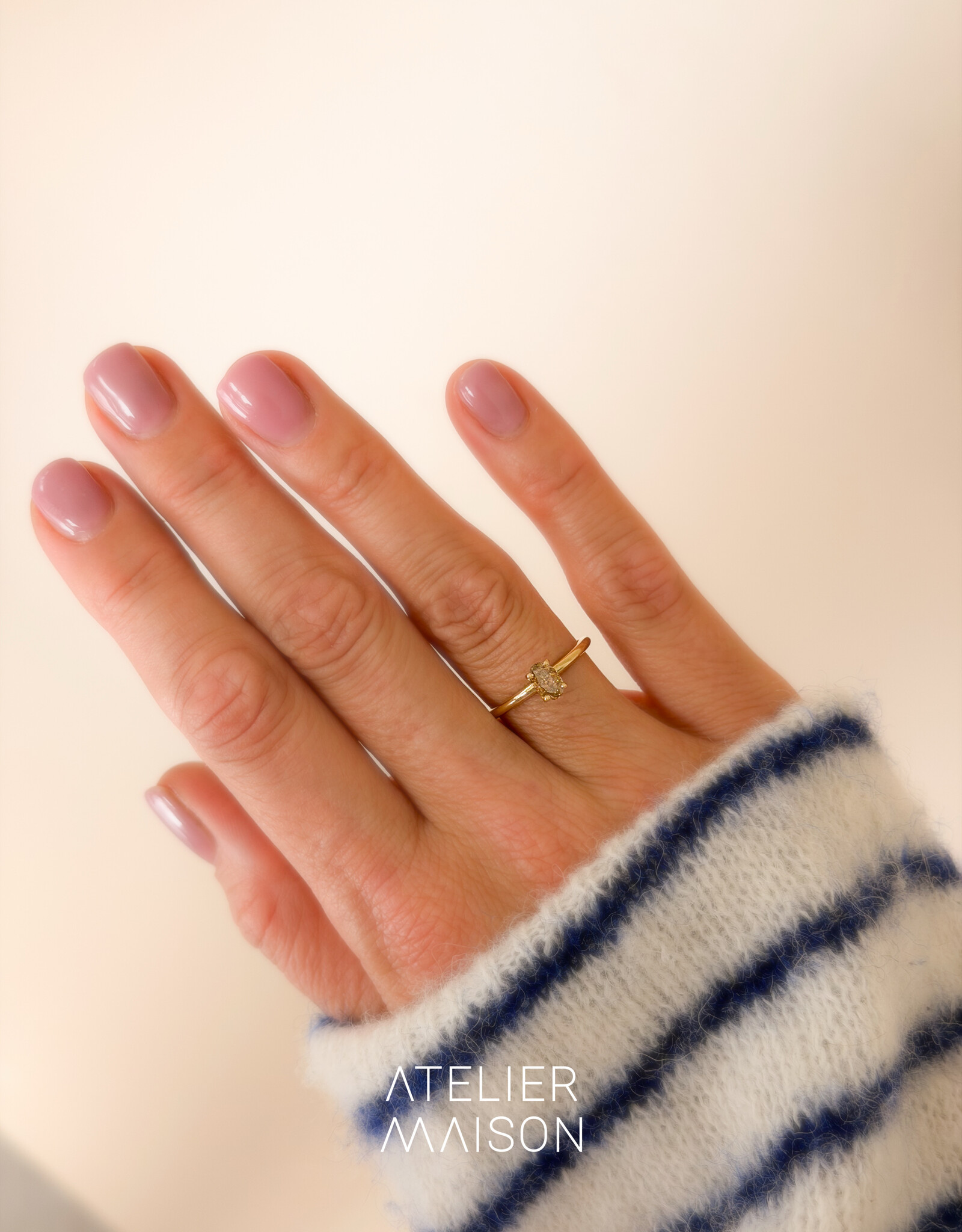 Atelier Maison met labgrown kleurdiamant