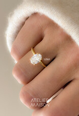 Atelier Maison Perfectly Splendid ring | grote diamant | vanaf