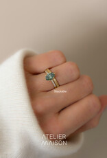 Atelier Maison Wonderland ring met groene diamant| vanaf