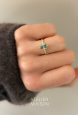 Atelier Maison Wonderland ring met kleurdiamant| vanaf