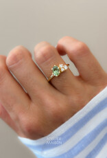 Atelier Maison Seize the day ring met groene saffier