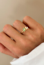 Atelier Maison Seize the day ring met groene saffier