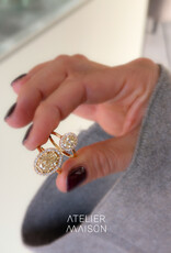 Atelier Maison Happy Together ring met gele diamant