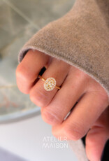 Atelier Maison Happy Together ring met gele diamant