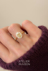 Atelier Maison Happy Together ring met gele diamant