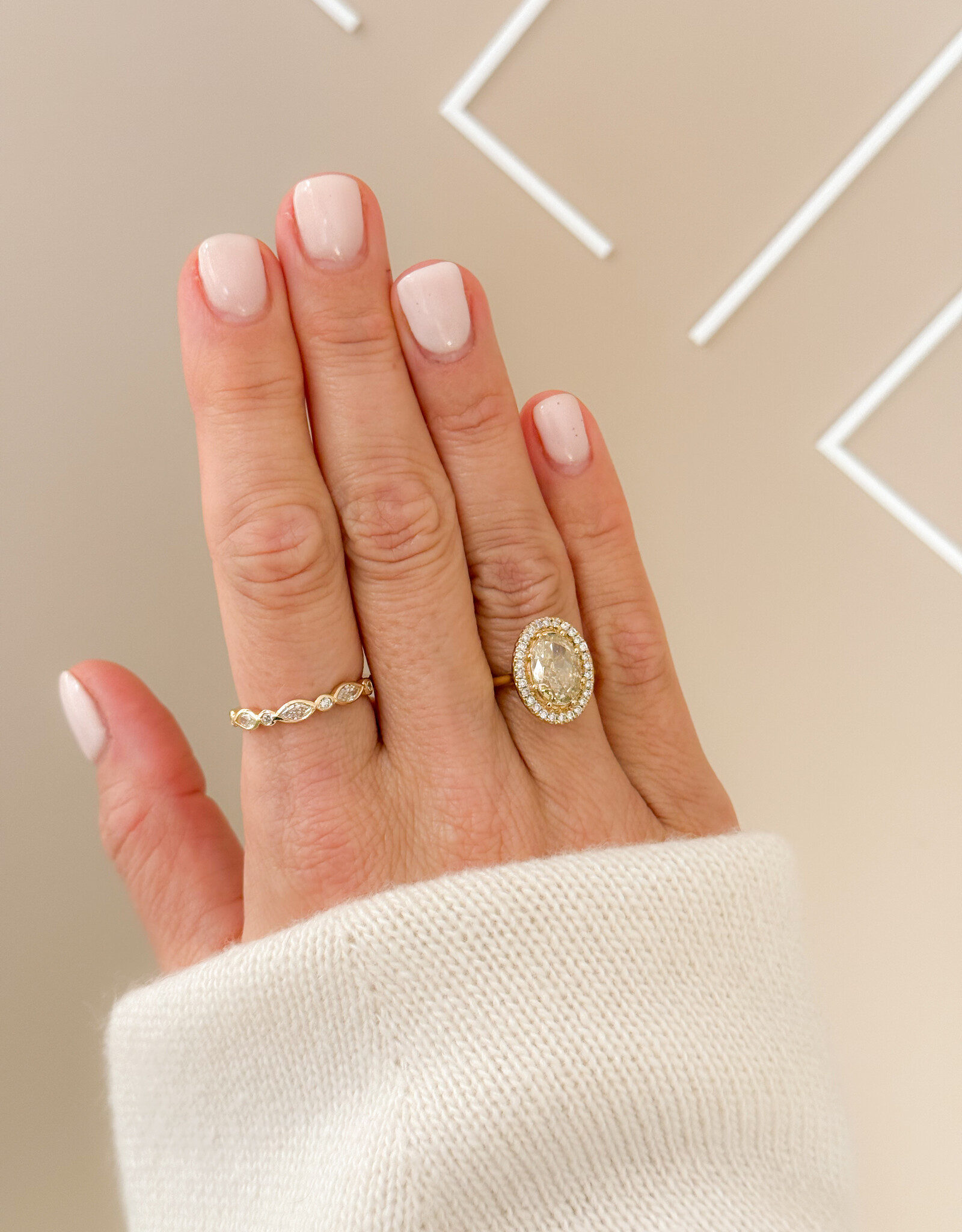 Atelier Maison Happy Together ring met gele diamant