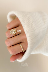Atelier Maison Happy Together ring met gele diamant