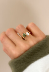 Atelier Maison Selflove ring  met groene saffier