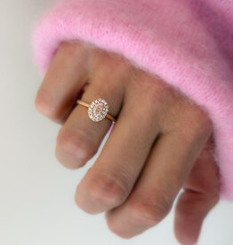 Atelier Maison Happy Together ring met roze diamant | vanaf