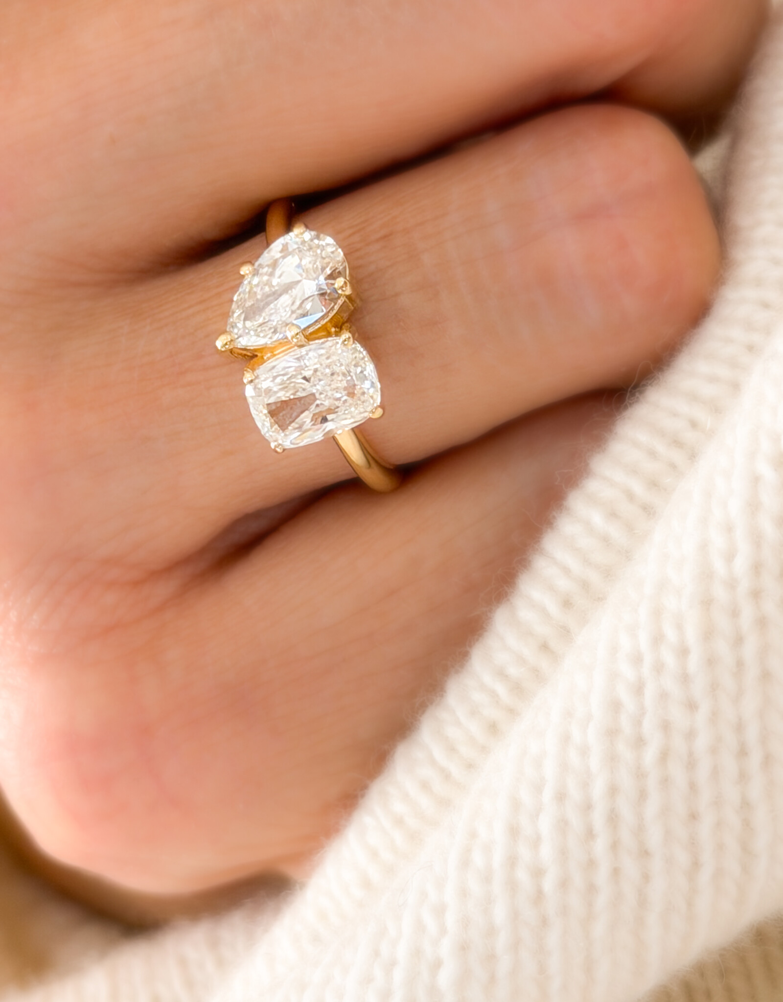 Atelier Maison The Duet ring met diamant