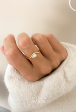 Atelier Maison Embrace Me ring met diamant